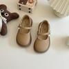 Girls Princess Shoes 2025 Spring and Autumn Lightweight Baby Leather Shoes Pearl Pendant Mary Jane Single Shoes Girls Fashion Single Shoes