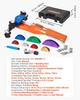 Tubing Bender Kit, 6 mm to 22 mm, Compact Ratcheting Tube Pipe Bender, Forward/Reverse Hand Bending Tool, with 7 Color Aluminium Alloy Dies, for