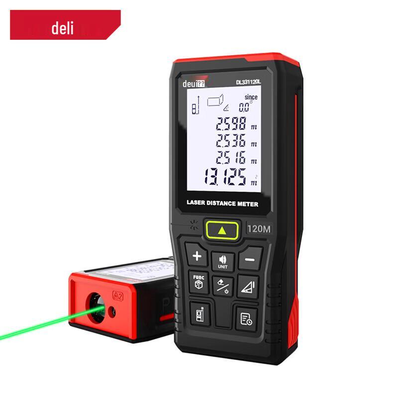 

Deli 120m High-Precision Green Laser Rangefinder