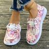 Slip-on Shoes 2025 New Platform Plate Shoes Lace-up Low-top Plus-size Fashion Athleisure Single Shoes for Women