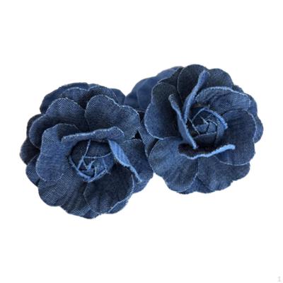 Flower Girls Hair Jaw Clip for Halloween Medium Thin Hairs Beach