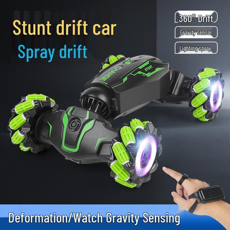 Gesture-Controlled Drifting Stunt Car with Lights & Spray - Off-Road Electric Toy for Kids