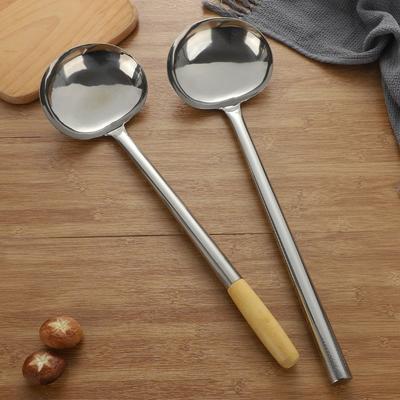 Stainless Steel Spatula and Cooking Spoons, Household Soup Spoons, High-temperature Resistant and Non-stick Cookware