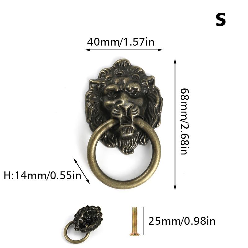 1PC Handle Pull with Screws Antique Metal Finish Drawer Cabinet Knobs Multiple Options Available