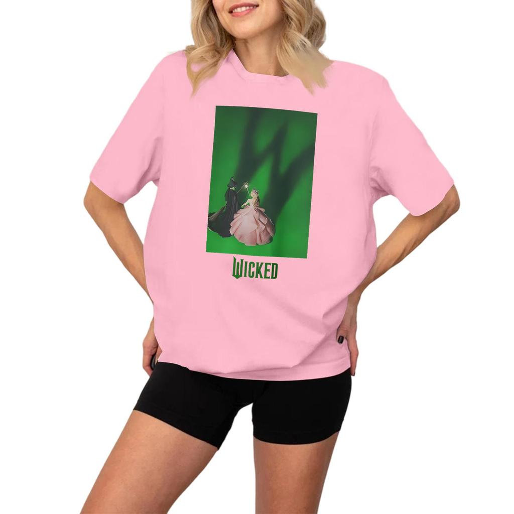 Women's Fashionable And Casual Long Sleeve Printed Short-Sleeved Top