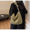 Casual Cotton Shoulder Bag With Standup Pouch For Daily Outings