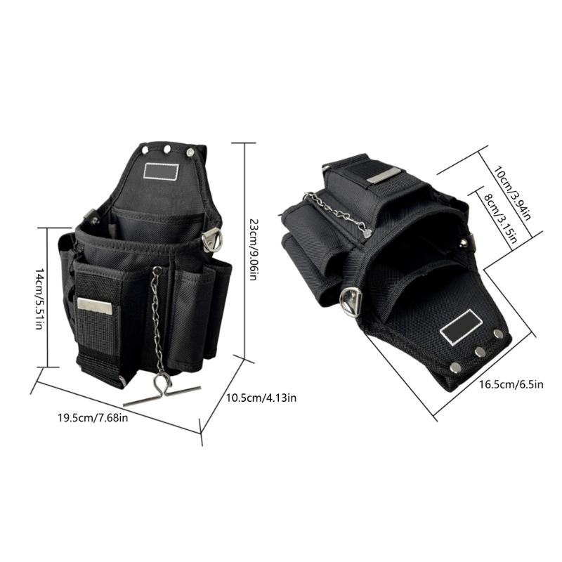 Reisefreundliche Werkzeugtasche für Garagenwerkzeug Canvas-Werkzeugtasche Bequem& Funktionell Elektriker-Werkzeugtasche für verschiedene Projekte