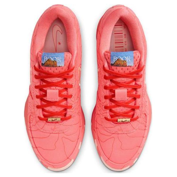 New Nike Book 1 Anti Slip Wear Resistant Low Top Basketball Shoes Men's Red IB8053-800
