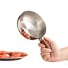 Small Pot For One Person, High-value Appearance, Peach Wood Snack Pot, Small Cooking Pot Stainless Steel Instant Noodle Pot,