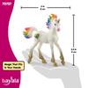 Schleich Bayara Rainbow Unicorn Ages Realistic Fantasy Toy 70727 (Baby) Figure, 5+,