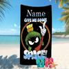 Customizable personalized beach towels Marvin the Martian themed designs.Suitable for the beach, yoga, sports;ideal as beach accessories