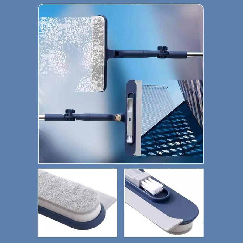 1 Pezzo Strumento Pulitore Vetri A Doppia Faccia 120 Cm Pulitore Finestre Grattacielo Per Casa Gadget Per Pulizia Finestre Senza Angoli Morti Per Esterno