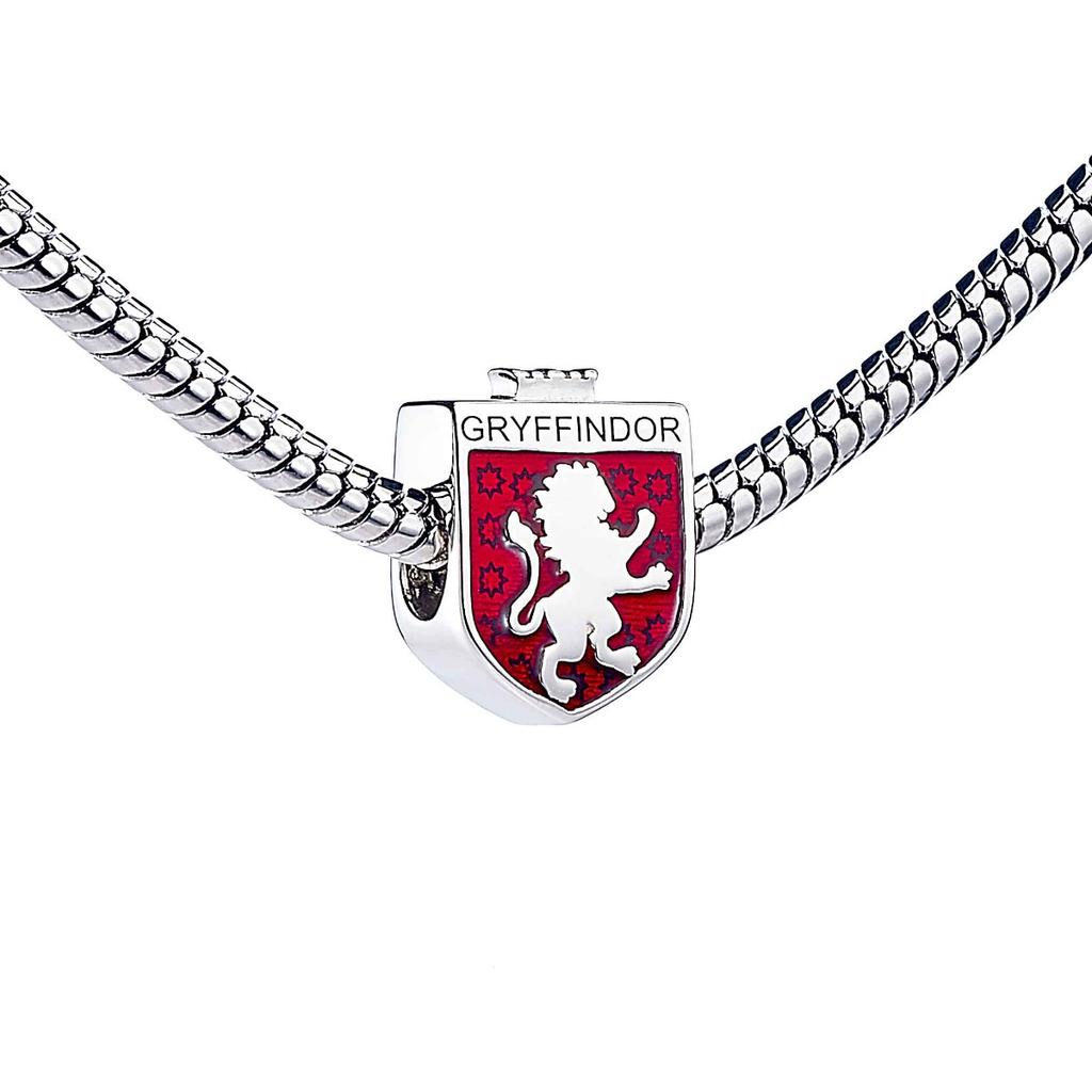 Harry Potter Sterling Silver Gryffindor Spacer Bead Silver