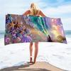 1PC Extra Large Ultra Soft Sexy Leopard Print Beach Towel with Beautiful Butterfly Knot Quick Dry Ultrafine Fiber Strong Wrap De