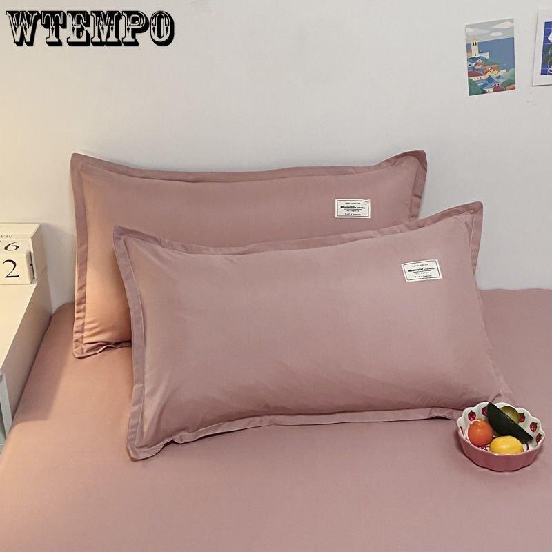 2PC Pillowcase Comfortable Pillow Cover Pillowcase For Bed Single Pillow Covers Adult Pillowcase Pillow Cases