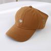 Summer Children Sun Hat Girls Ponytail Duckbill Hats Kids Empty Top Baseball Cap Embroidery Love Baby Sunshade Visors
