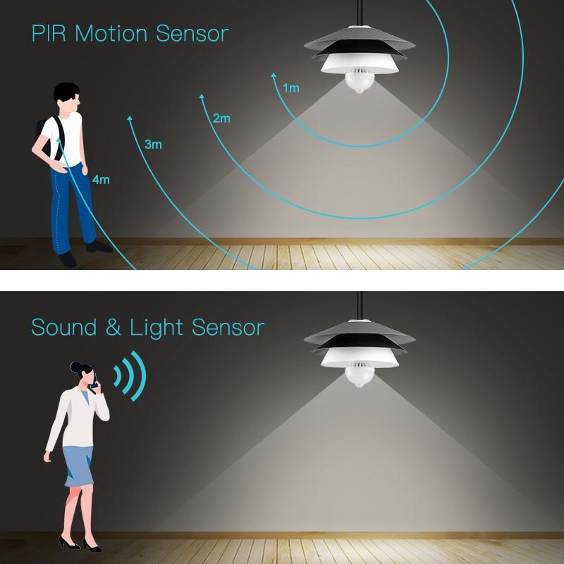 E27 LED Bevegelsessensor Lyspære 5W 7W 9W Led Lamper AC85-265V Lys Smart Sensor Lampe For Hjem Belysning Trapper Toalett Korridor