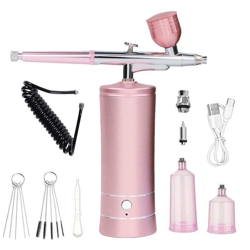 Elektrisches Airbrush-Luftkompressor-Set für Beauty, Nailart und Malerei Sauerstoffinjektion