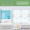 Transparent Self-Adhesive A4/B5 Durable Book Cover Set for Students