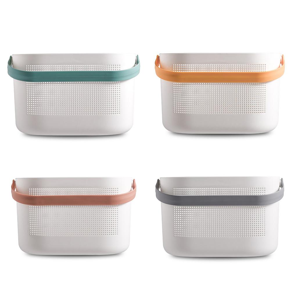 Mesh Shower Caddy Bathroom Toiletry Organizer Basket Gray
