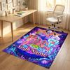Personalized Crystal Velvet Carpet,Lady Gaga Custom Printed Name, Plush Area Rug For Home Indoor Decor