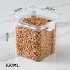 Food Storage Container, Model 820, for Kitchen Pantry and Cabinet Organization