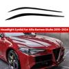Alfa Romeo Giulia 2015-2024 Front Headlight Eyebrow Stickers (1 Pair)