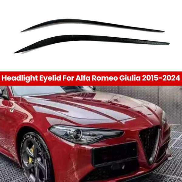 Alfa Romeo Giulia 2015-2024 Front Headlight Eyebrow Stickers (1 Pair)
