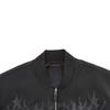 Li Ning Puffer Jackets Men's Black Baseball Collar Moderate Pilot Puffer Jacket AJDV328-1