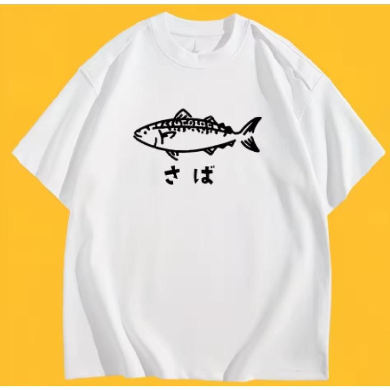 Summer New Pattern Printed Pure Cotton Tshirt Suitable For Both Unisex And Unisex Versatile Breathable And Comfortable Tshirt