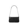 MK Empire Classic Quilted Zipper Closure Fabric Tote Shoulder Bag Women Bags Black 32S4S8EW6C-BLACK