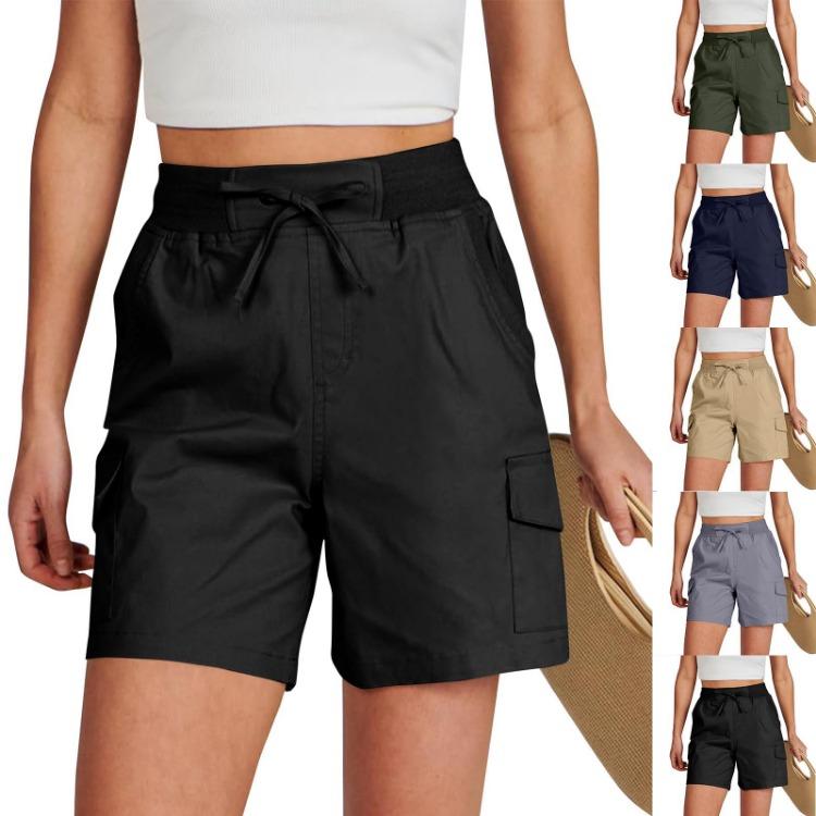 Casual Formal Outdoor Hiking Fashion Shorts Women High Waist Summer Cargo