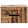 Wall Mounted Nightstand 2 pcs Reclaimed Wood Look 34.5 x 33 x 20 cm