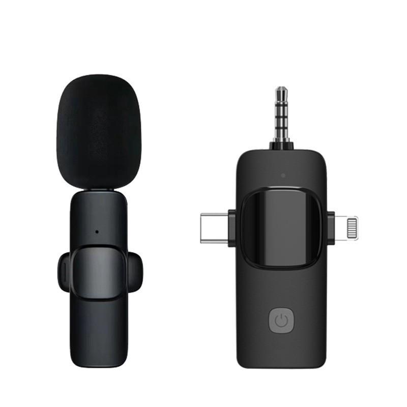 Wireless Lavalier Microphone with High-Definition Sound, Noise Reduction, and Omnidirectional Pickup for Live Streaming