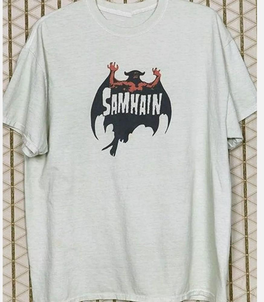 Samhain Band HALLOWEEN T-shirt WHITE Unisex