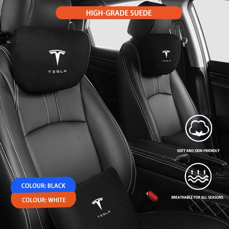 Dla Tesli Model Y Juniper Tesla Model 3 Highland Wnętrze Model S Akcesoria samochodowe Zagłówek samochodowy Poduszka samochodowa Poduszka lędźwiowa 2025 2024