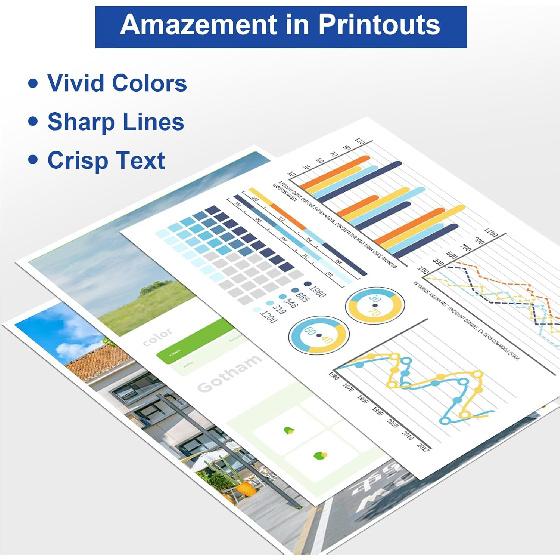 LC406XL Ink Cartridges High Yield Replacement for Brother LC406 LC406 XL 406XL Ink Cartridges for MFC-J4335DW MFC-J4345DW MFC-J4535DW MFC-J5855DW