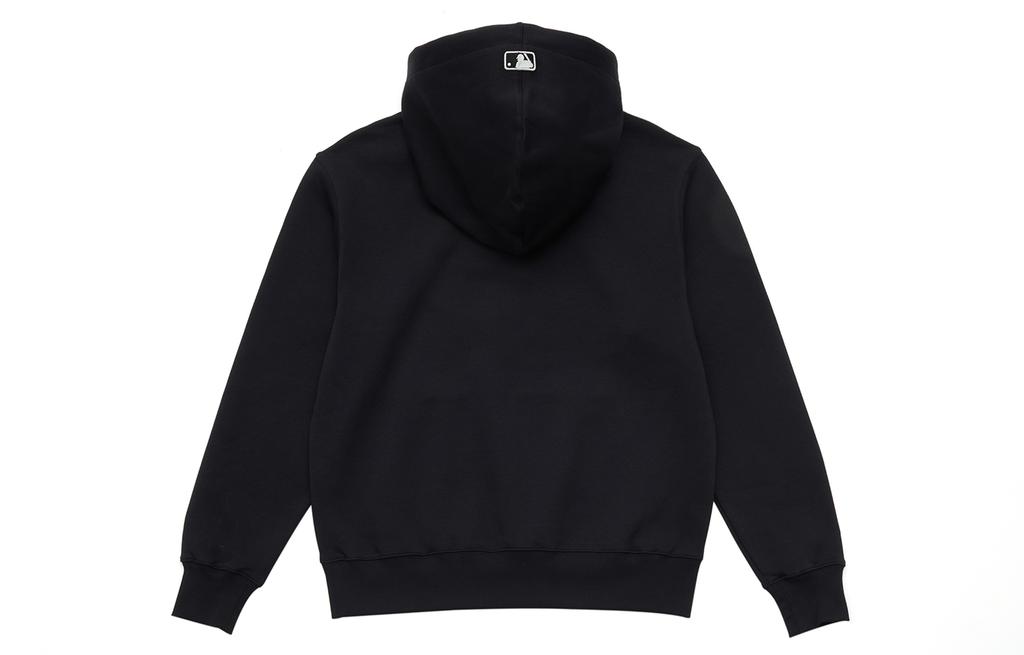 MLB New York Yankees Sweatshirts Unisex Black Hooded Non Detachable Moderate 3AHDB0164-50BKS