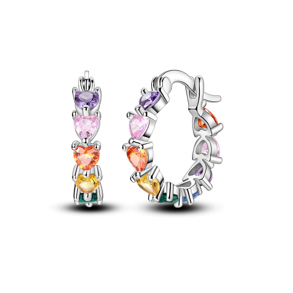 Orstarry 925 Silver Beetle Daisy Insect Flower Earrings Silver Hoop Earrings For Women Jewelry Original Party Gifts