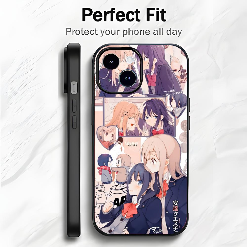 Sweet Yuri Anime A-Adachi and Shimamura Phone Case Phone Case Soft Packaging Lightweight For iPhone17 16 15 14 13ProMax