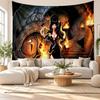 Elvira Mistress of the Dark Wall Tapestry Home Decor Hanging Cloth Art Background Tapestry for Bedroom