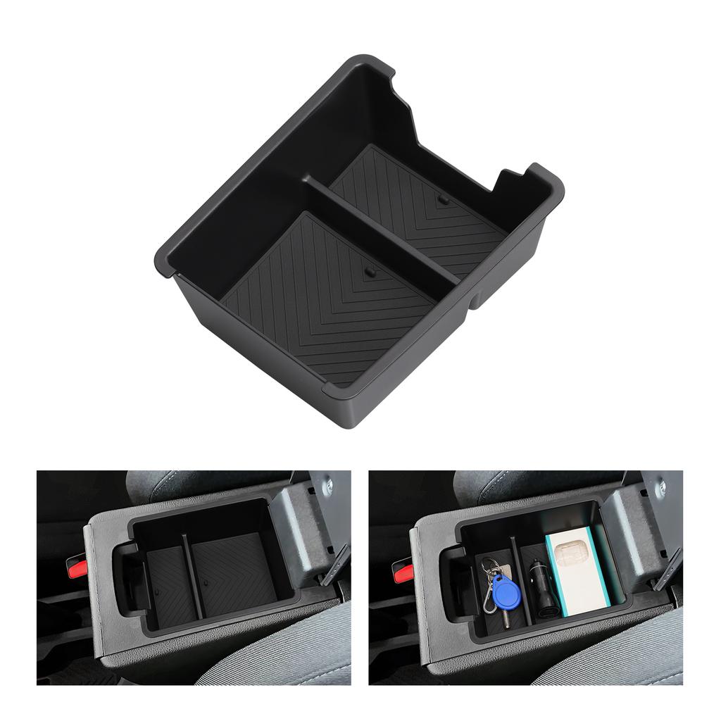Für Renault Dacia Duster 2025 2026 Auto Armlehnen-Aufbewahrungsbox Innenzubehör Mittelkonsolen-Ablage Aufräumen ABS