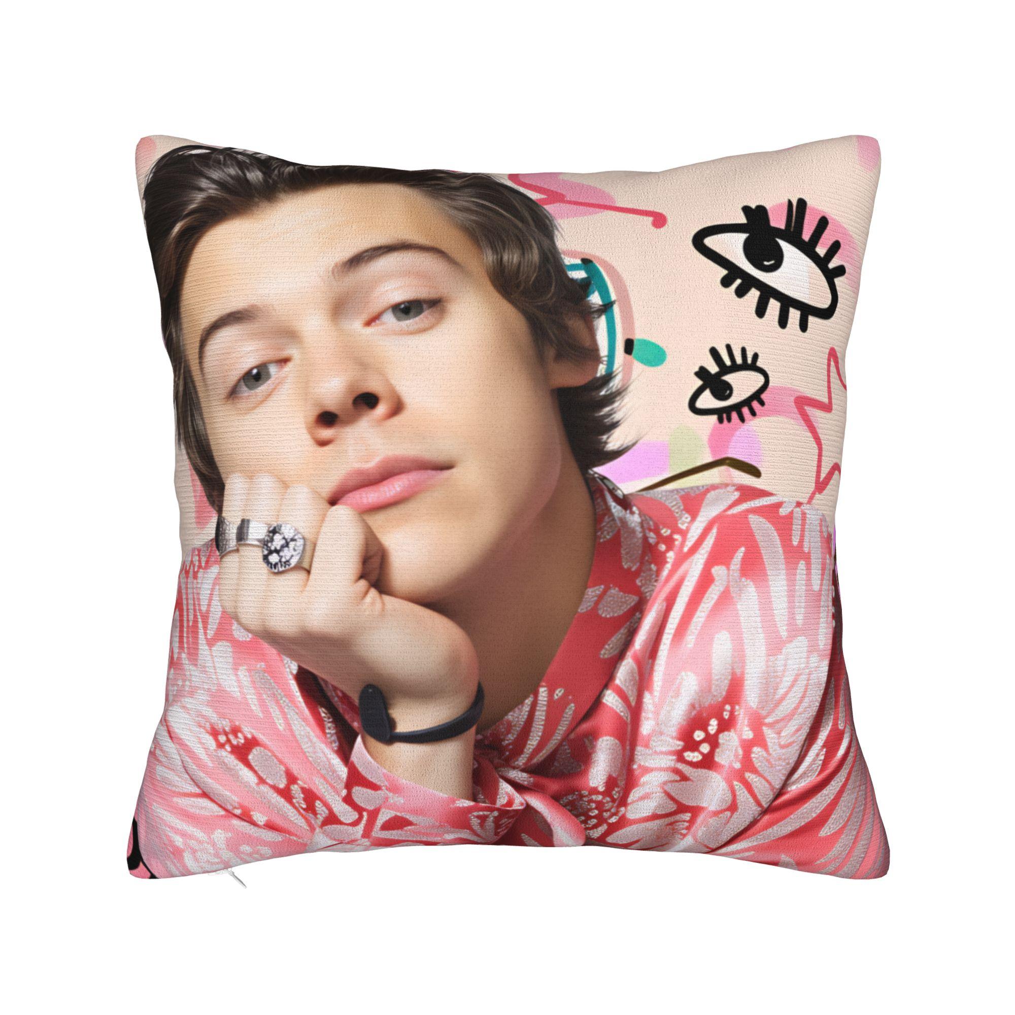 Наволочка Singer H-Harrys S-Styles Модная наволочка с принтом Наволочки для свадебной вечеринки Домашний декор 12x12Inch