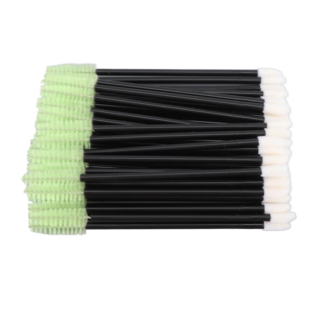 Disposable Eyelash Eyebrow Brush Double Headed Lip Brush Mascara Wands Applicators for Eyelash Extensions