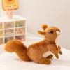 Simualtion Squirrel Plush Lovely Animal Doll Sitting Lively Playful Home Decro Birthday Gifts Zoo Souvenir