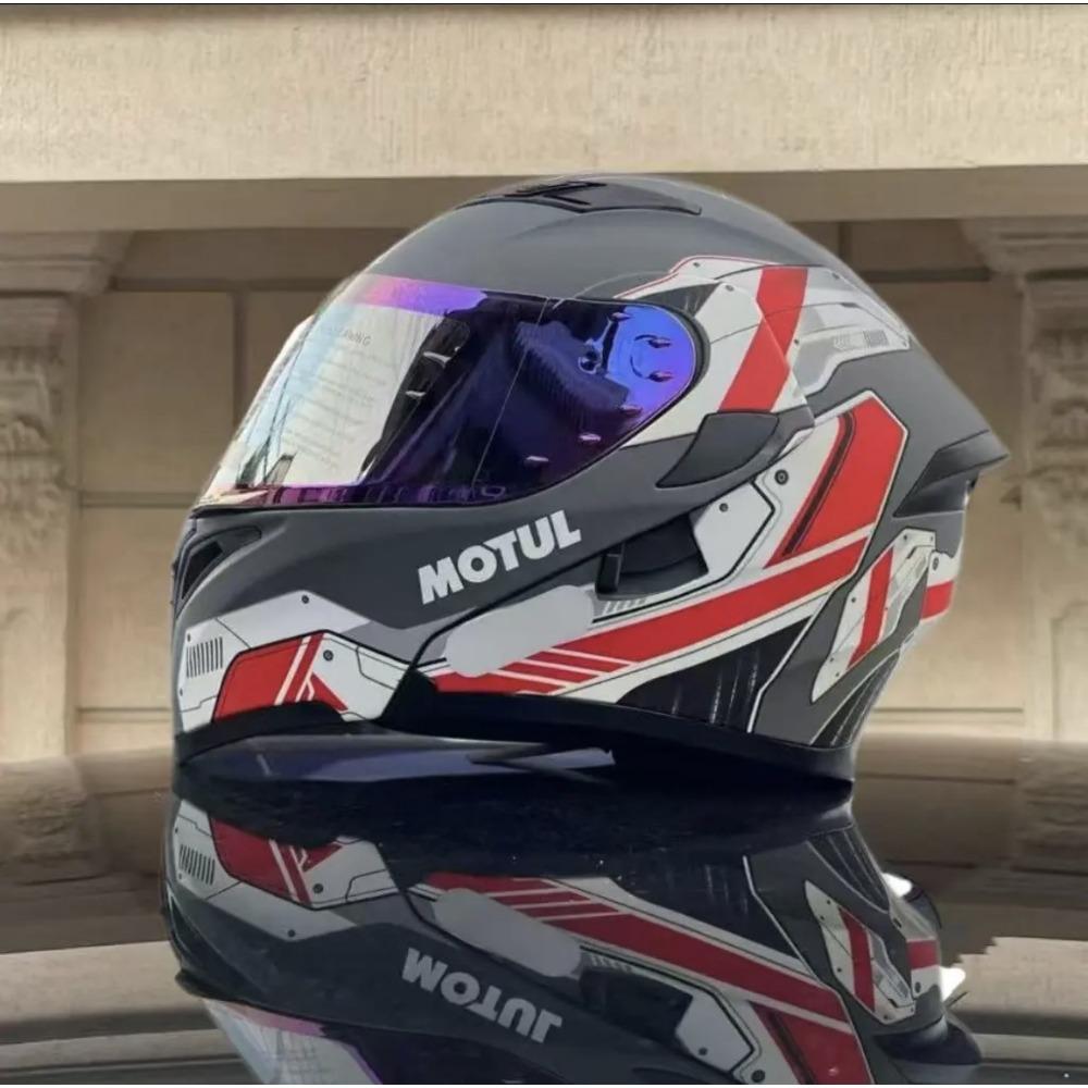 New face-off helmet extra large 70 extra large head circumference double lenses new motorcycle helmet