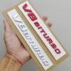3D ABS Car Sticker V8 BITURBO Logo Emblem Trunk Fender Badge Decal For Mercedes-Benz AMG W218 C63S C63 E63 S63 CLS63 Accessories