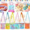 Beach Toy Mesh Bag, Beach Tote, Storage Pouch, Shoulder Bag, Kids' Beach Bag, Vacation Mesh Tote