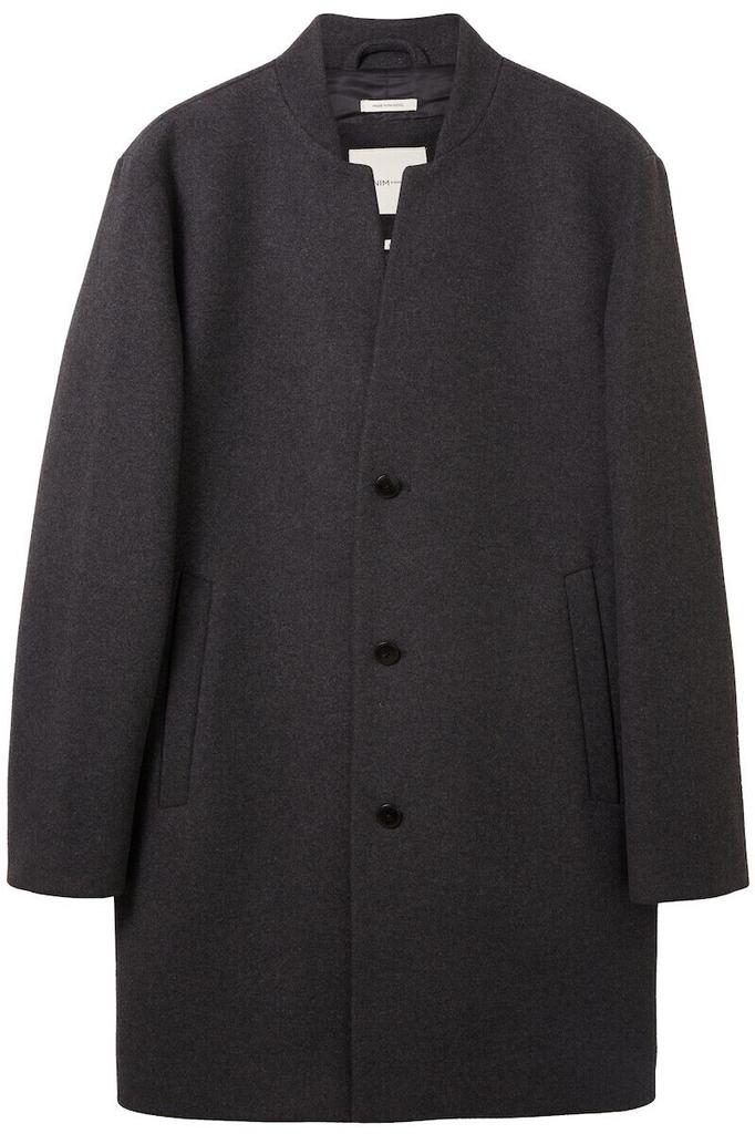 Демисезонная куртка Tom Tailor Denim Mantel Mit Stehkragen (1038861) black grey melange