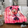 Pink Minnie Mouse Love Blanket Soft Throw Blanket For Home Bedroom Bed Sofa Travel Office Solid Christmas Blanket